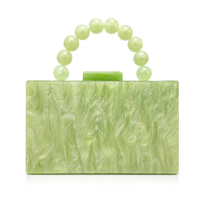 Elegant Acrylic Structured Handbag