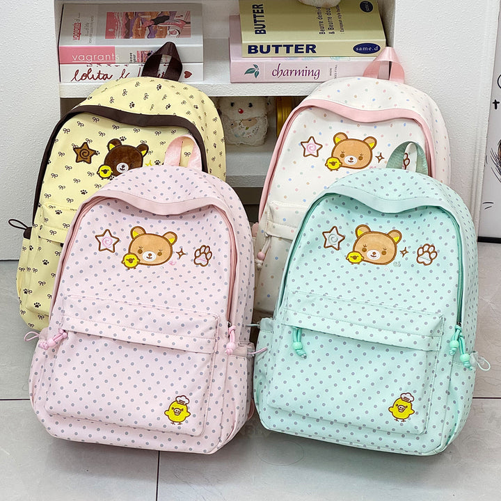 Cute Illustrated Animal-Themed Backpack Stornfield