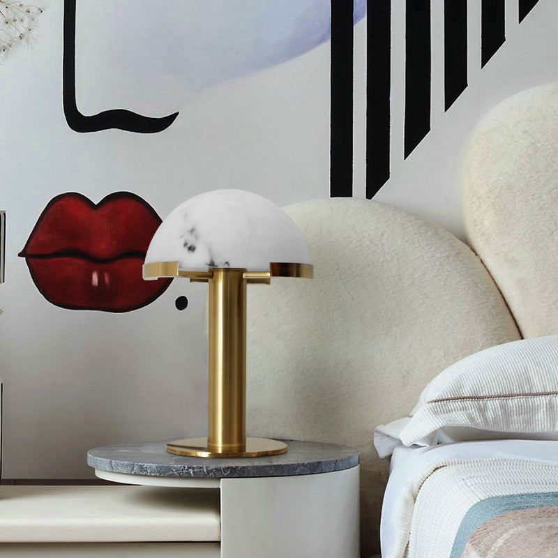 Modern Marble Dome Table Lamp