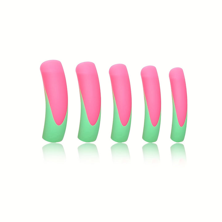 Stylish Long Acrylic Press-On Nails with Gradient Design Stornfield