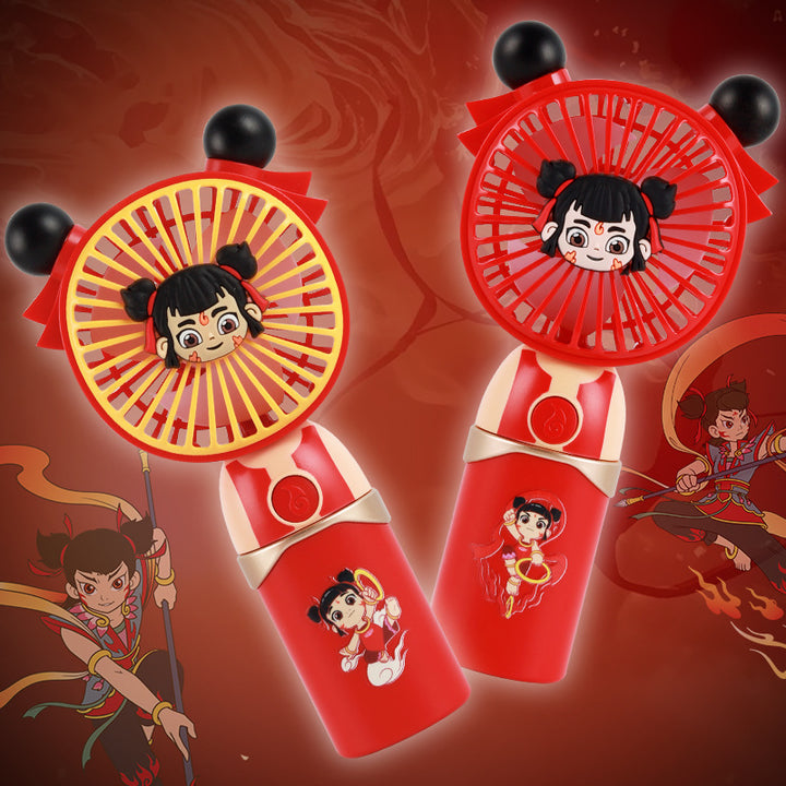 Unisex Portable Hand Fan in Comic Design Stornfield