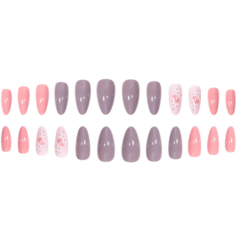 Floral Design Stiletto Nail Set Stornfield