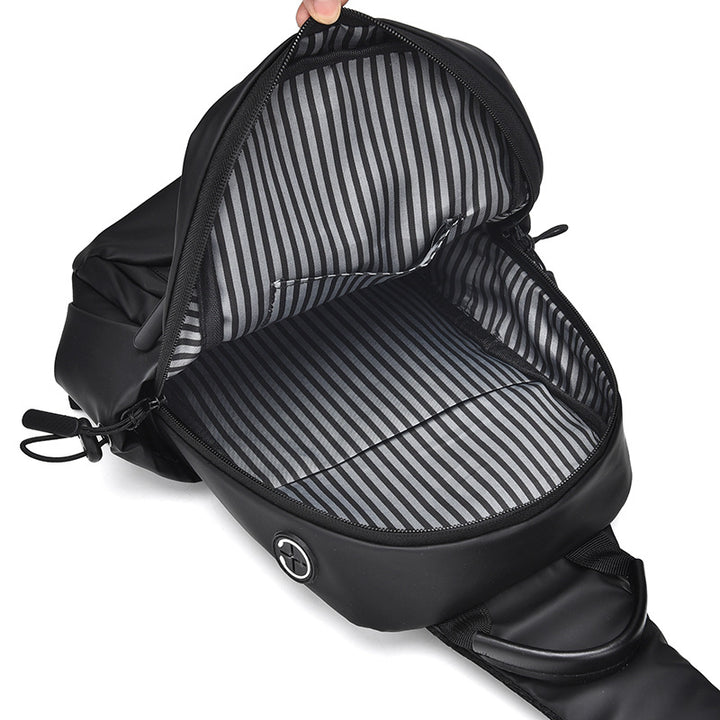Sleek Water-Resistant Sling Backpack Stornfield