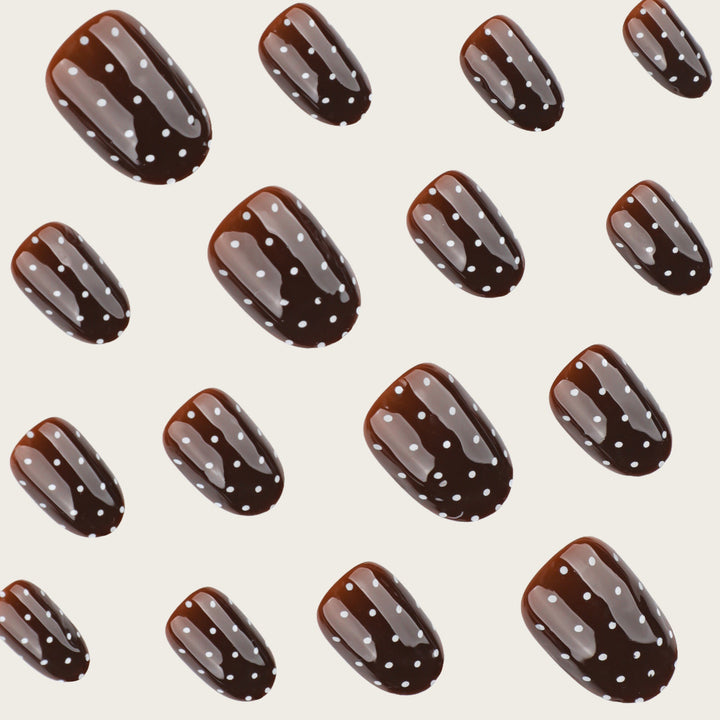 Trendy Polka Dot Press-On Nails Stornfield
