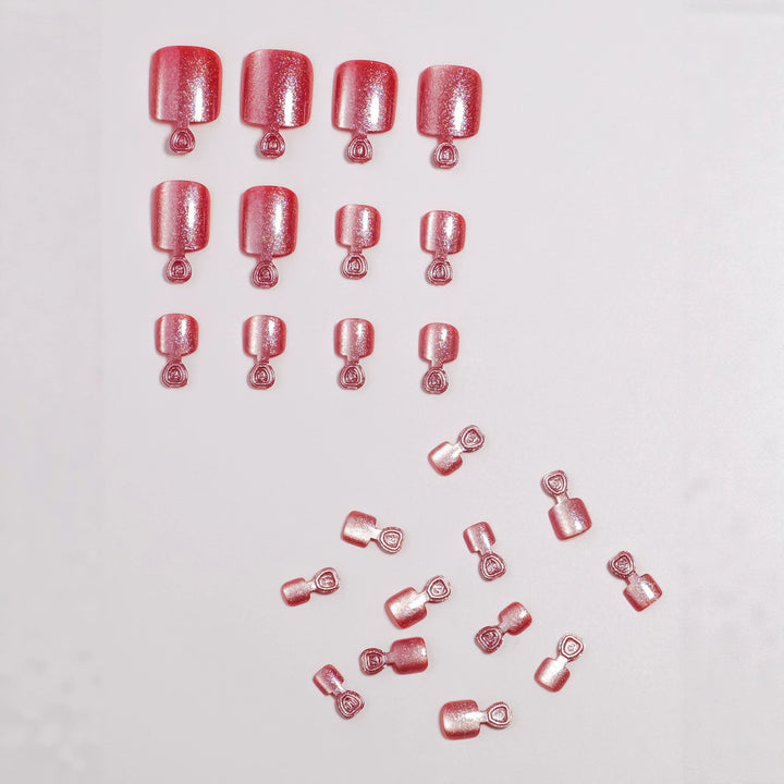 Decorative Glitter Press-On Nail Set Stornfield