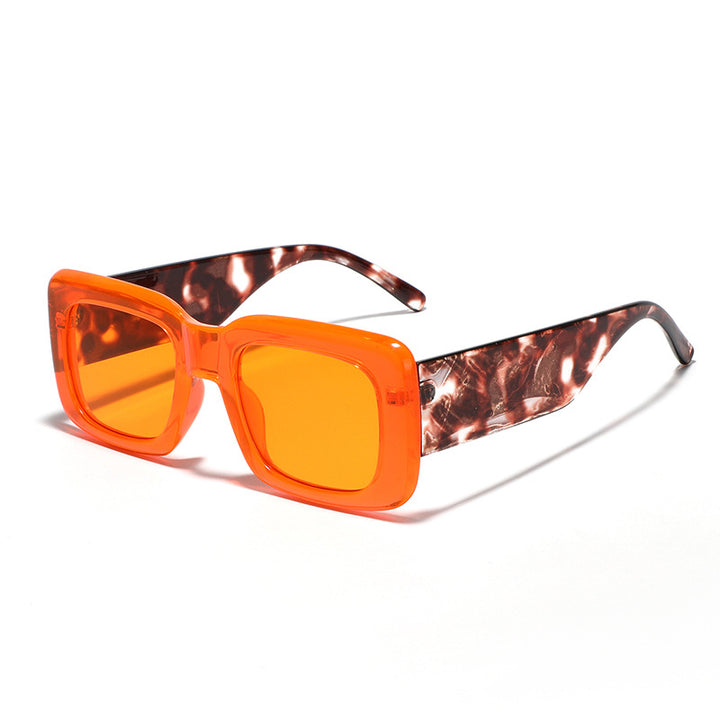 Women's modern square sunglasses with color-coordinated pattern Stornfield