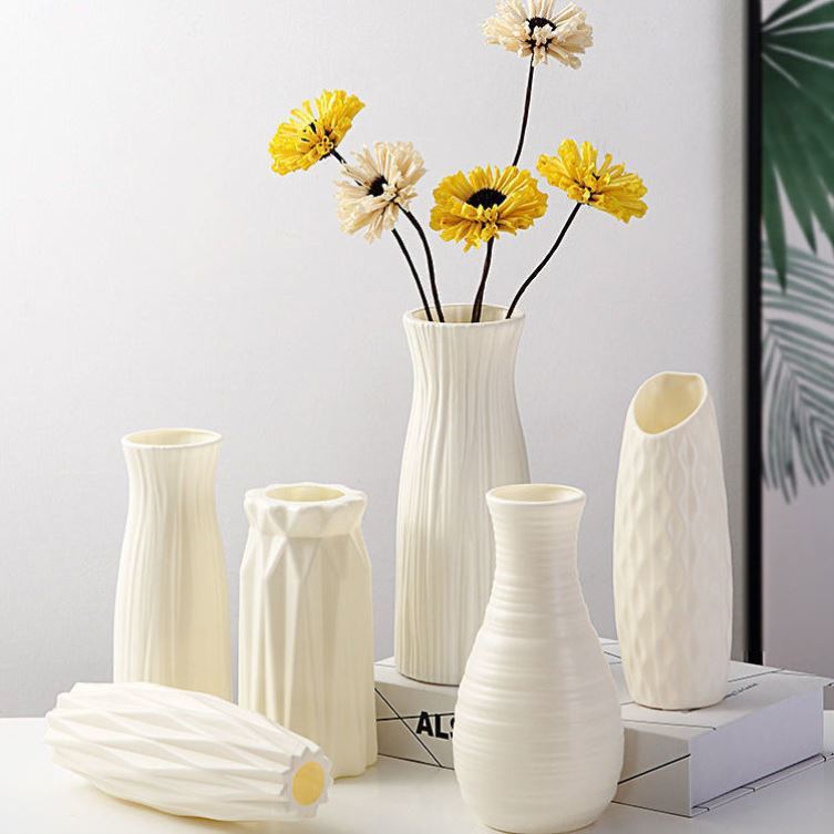 Textured Geometric Decorative Vase Stornfeild