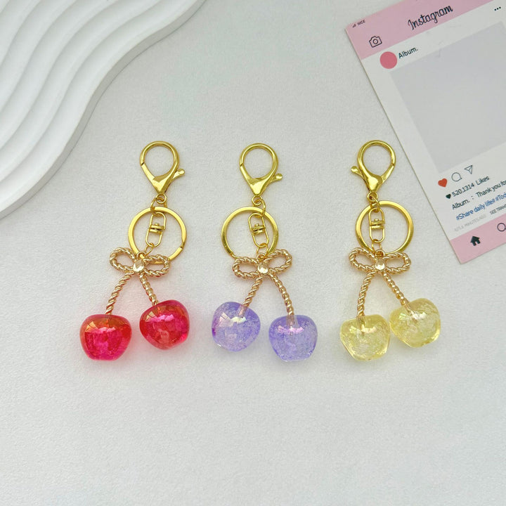 Cherry-Inspired Decorative Keychain Stornfield