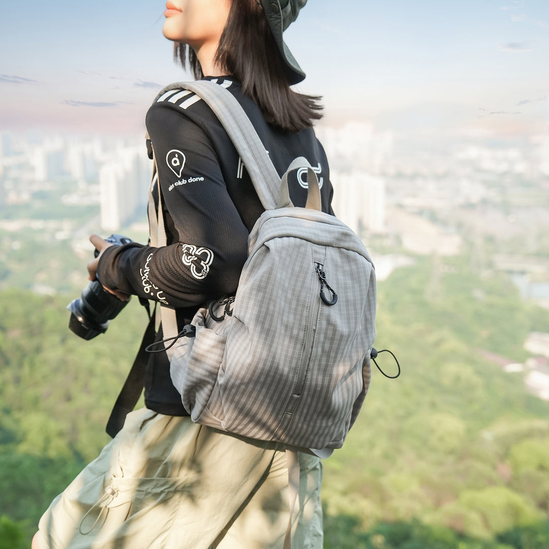 Lightweight Checkered Backpack Stornfield