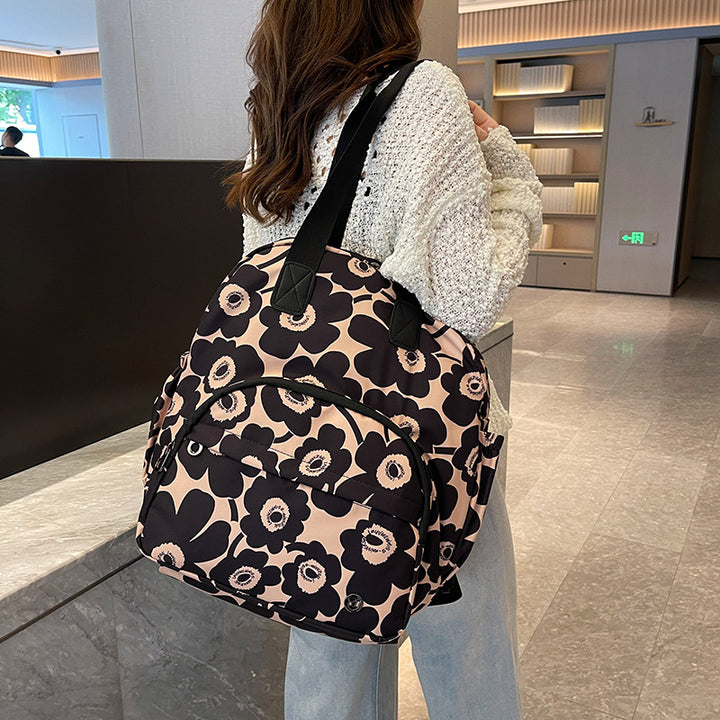 Floral Print Multi-Functional Backpack Stornfield