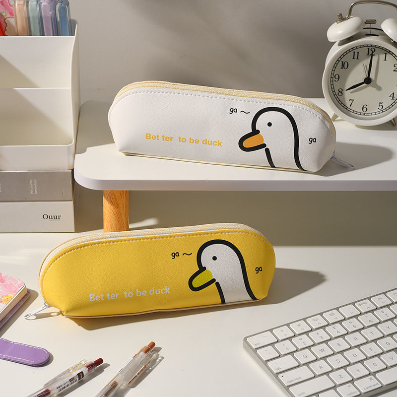 Quirky Cartoon Duck Pencil Case Stornfield
