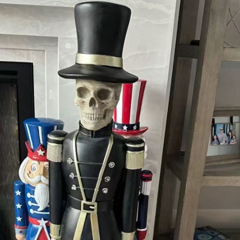 Decorative skeleton figure in military look Stornfield