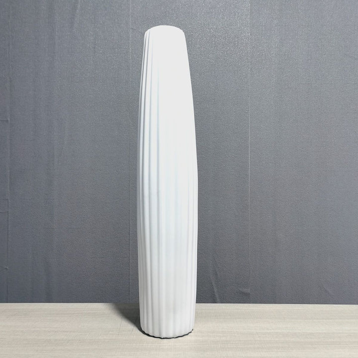 Elegant Tall Decorative Ribbed Vase Stornfeild