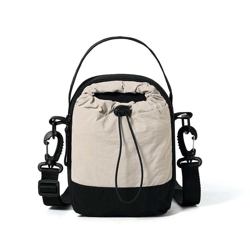 Minimalist Drawstring Shoulder Bag