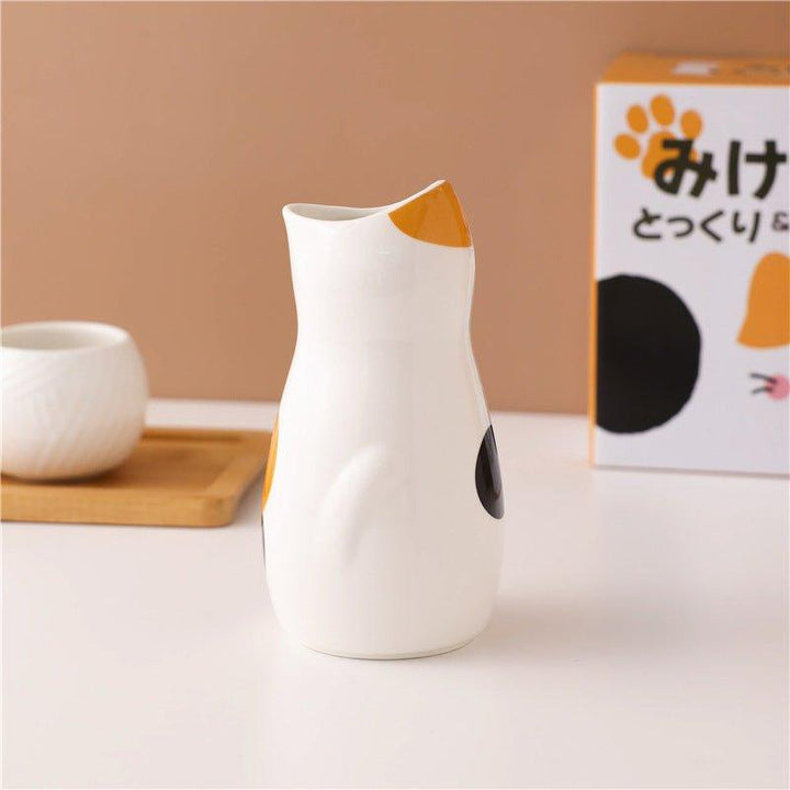 Japanese Ceramic Kitten Sake Sets | Stornfield