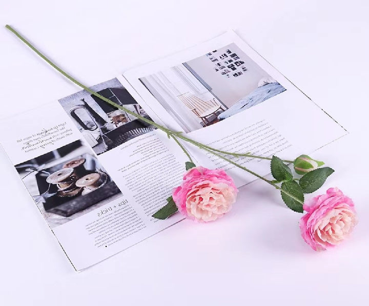 Elegant Faux Rose Stem