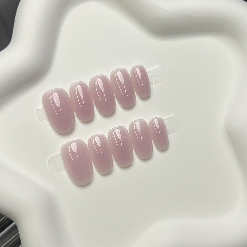 Elegant Glossy Press-On Nail Set