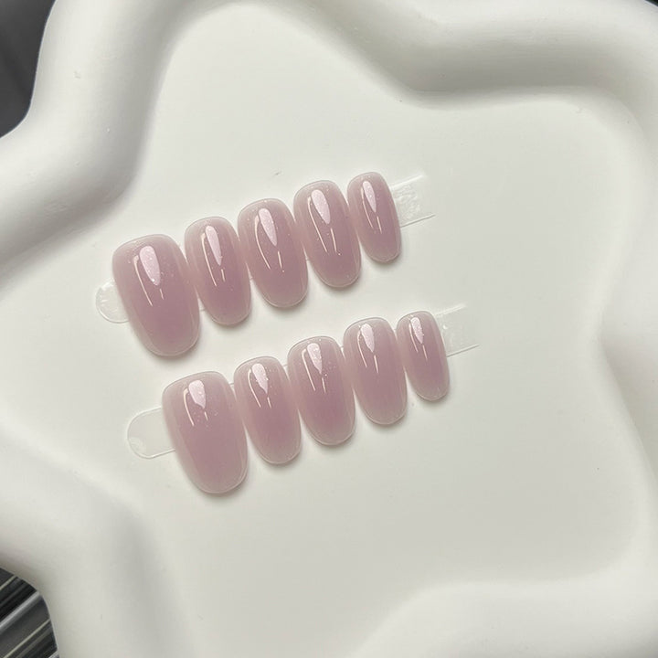 Elegant Glossy Press-On Nail Set