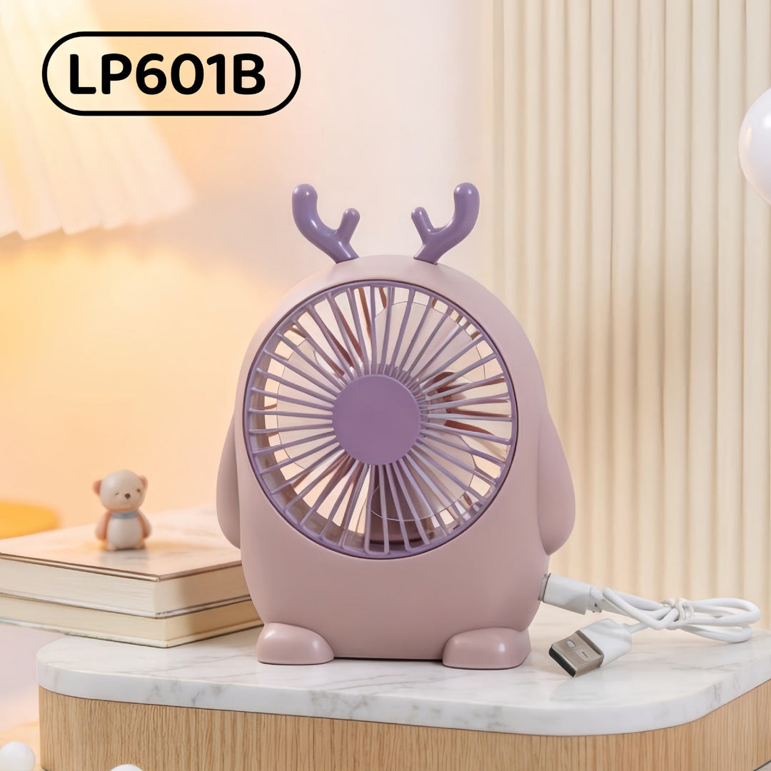 Ladies Portable Mini Hand Fan with Playful Animal Design Stornfield