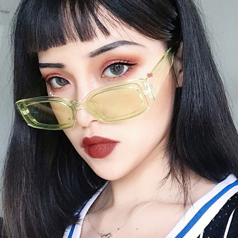 Ladies fashionable sunglasses in futuristic transparent design Stornfield