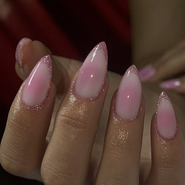 Artful Acrylic Nails with Gentle Ombre Design Stornfield