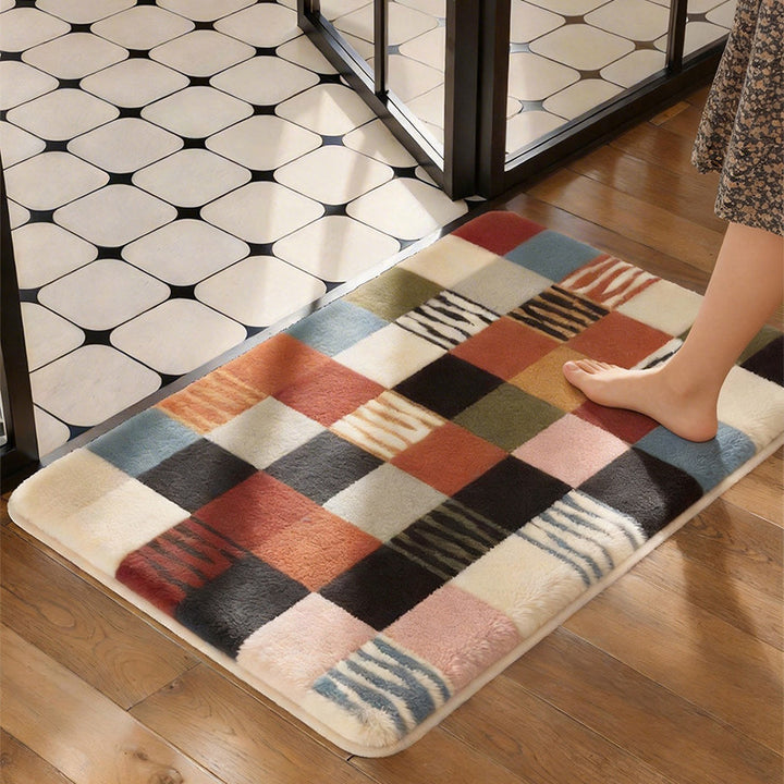 Plush Animal-Themed Bath Mat