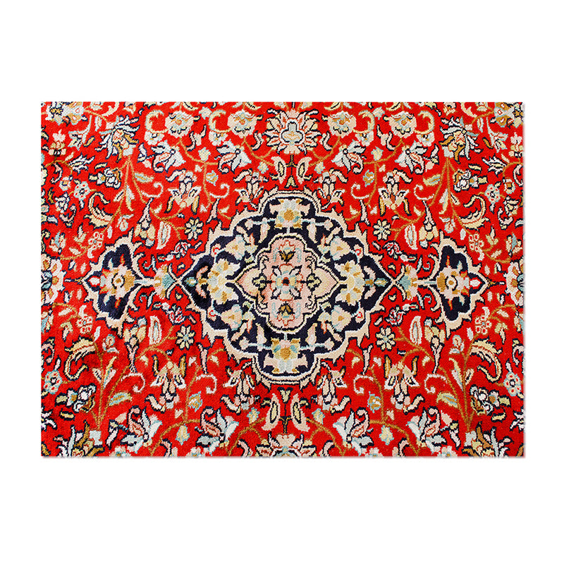 Handwoven-Inspired Oriental Medallion Area Rug