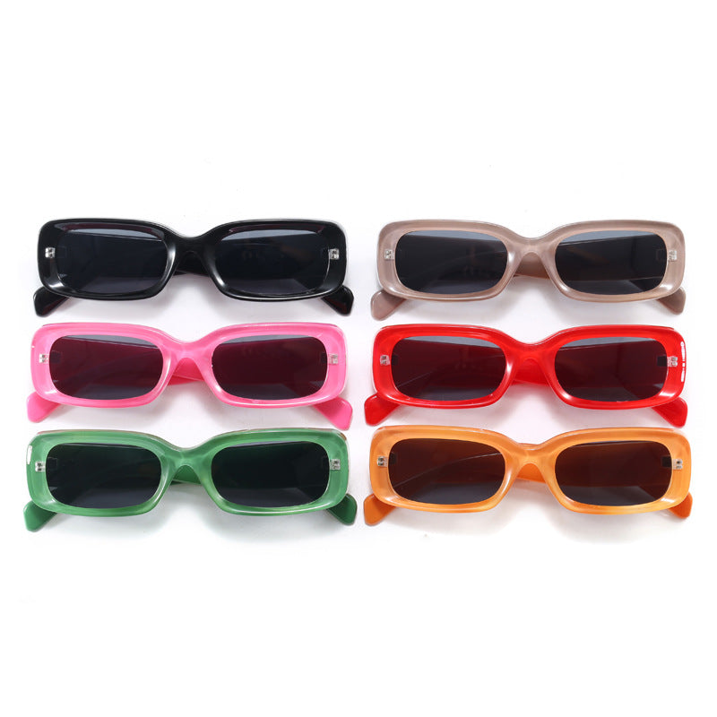 Women's stylish designer sunglasses with fashionable, rectangular frame Stornfield