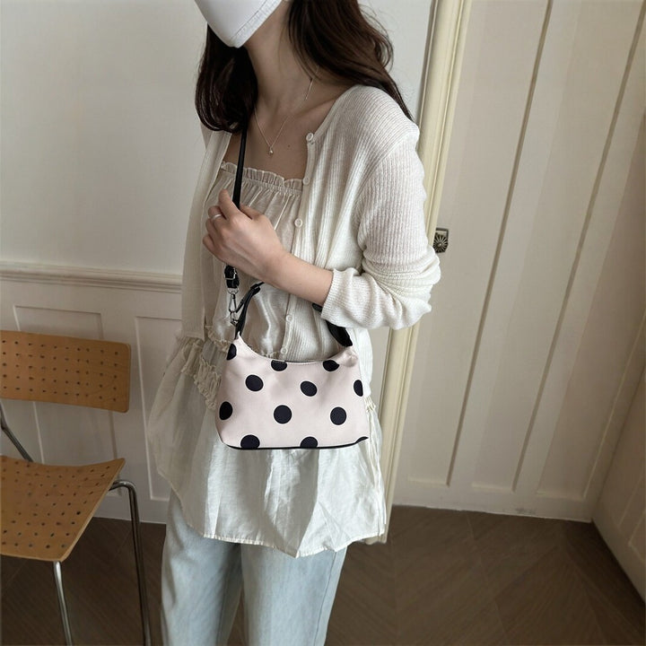 Polka Dot Mini Shoulder Handbag