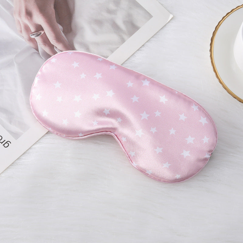 Women nan silky-soft contoured sleep mask with comfort padding and star pattern Stornfield