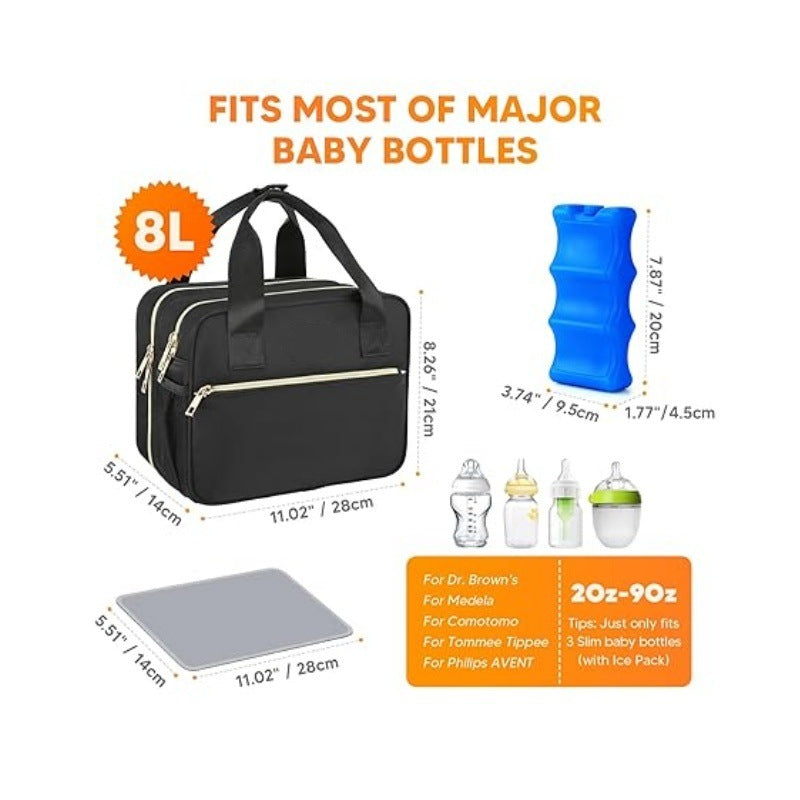 Multifunctional Cosmetic Bag with Intelligent Partition Stornfield