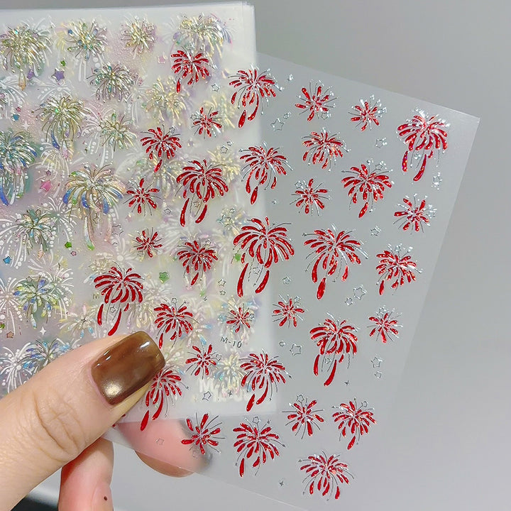 High-Quality Nail Art Foil Sticker Sheet