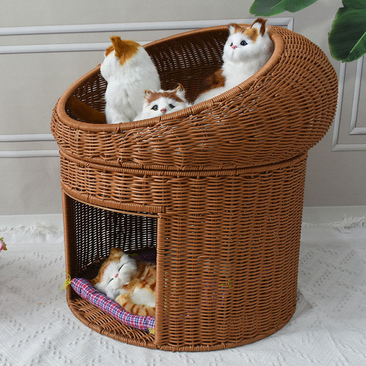 Decorative Woven Stool Stornfield