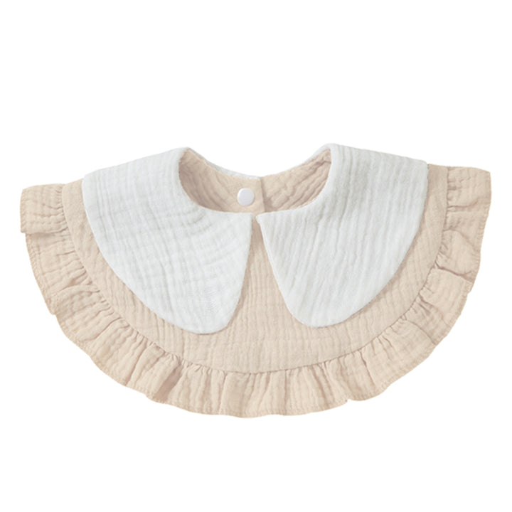Ruffled Muslin Baby Bib Stornfield
