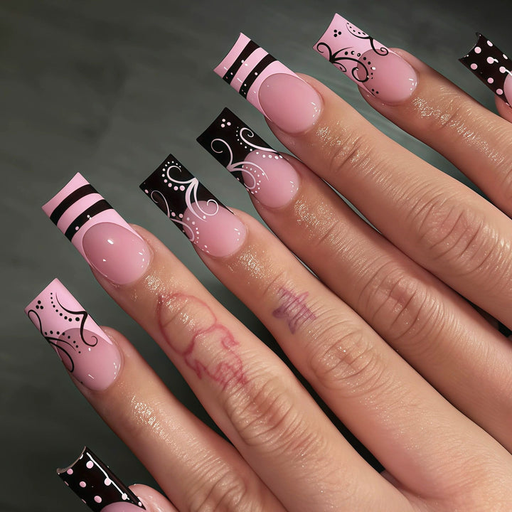 Artistic Glossy Nail Art Enhancements Stornfield