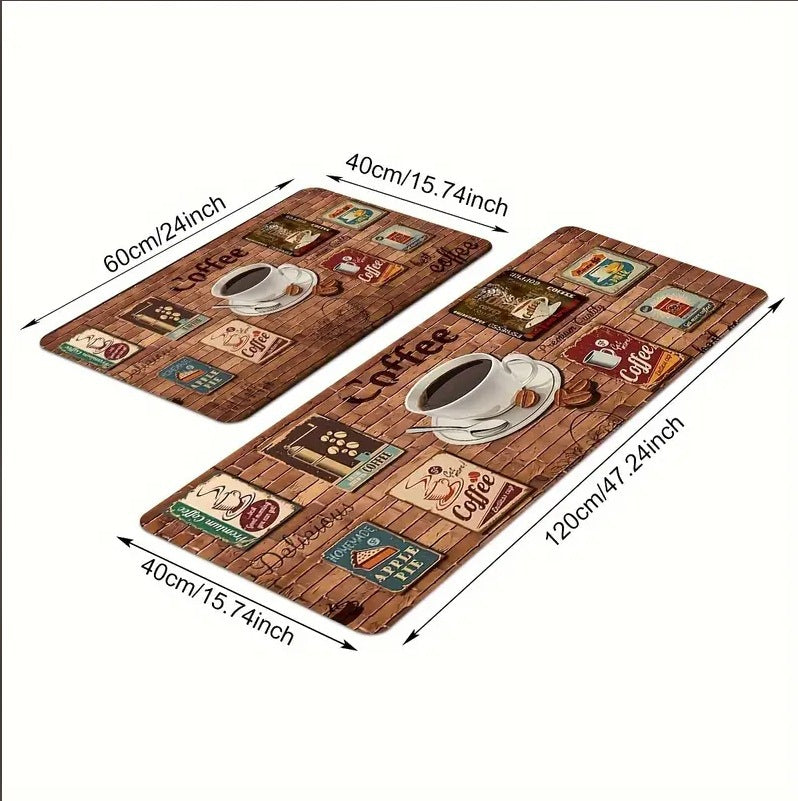 Cat-Themed Kitchen Comfort Mat