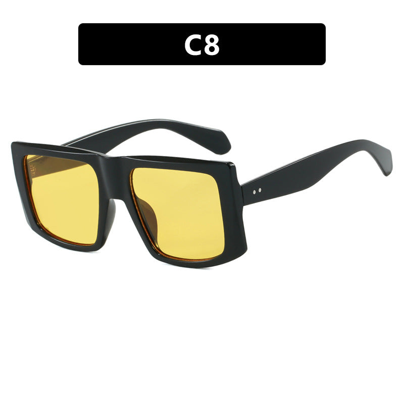 Women's square sunglasses with robust plastic frame and protective UV filter Stornfield