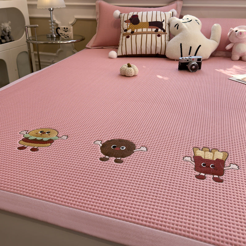 Decorative Embroidered Mattress Cover