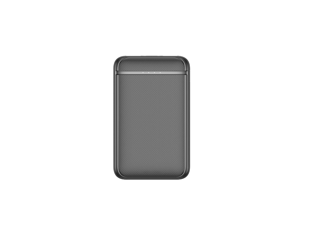 Portable power bank with elegant texture and digital charging indicator Stornfield