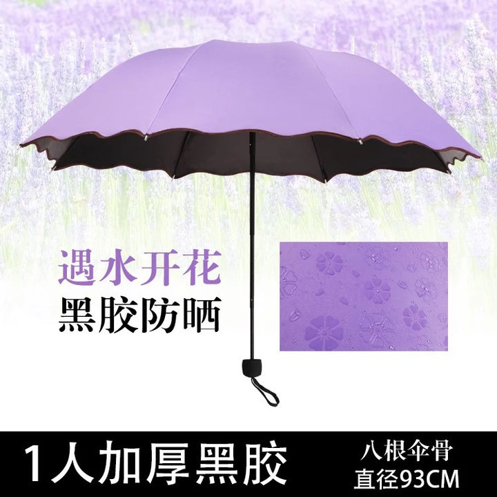 Ladies umbrella with elegant wave edge Stornfield