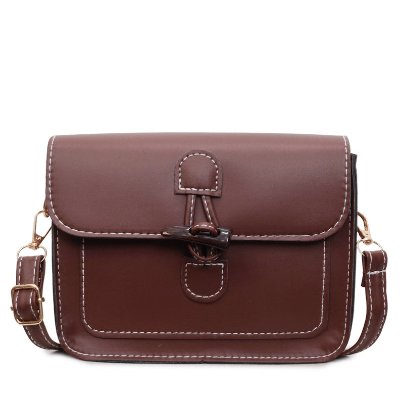 WoStructured Leather Crossbody Bag Stornfield