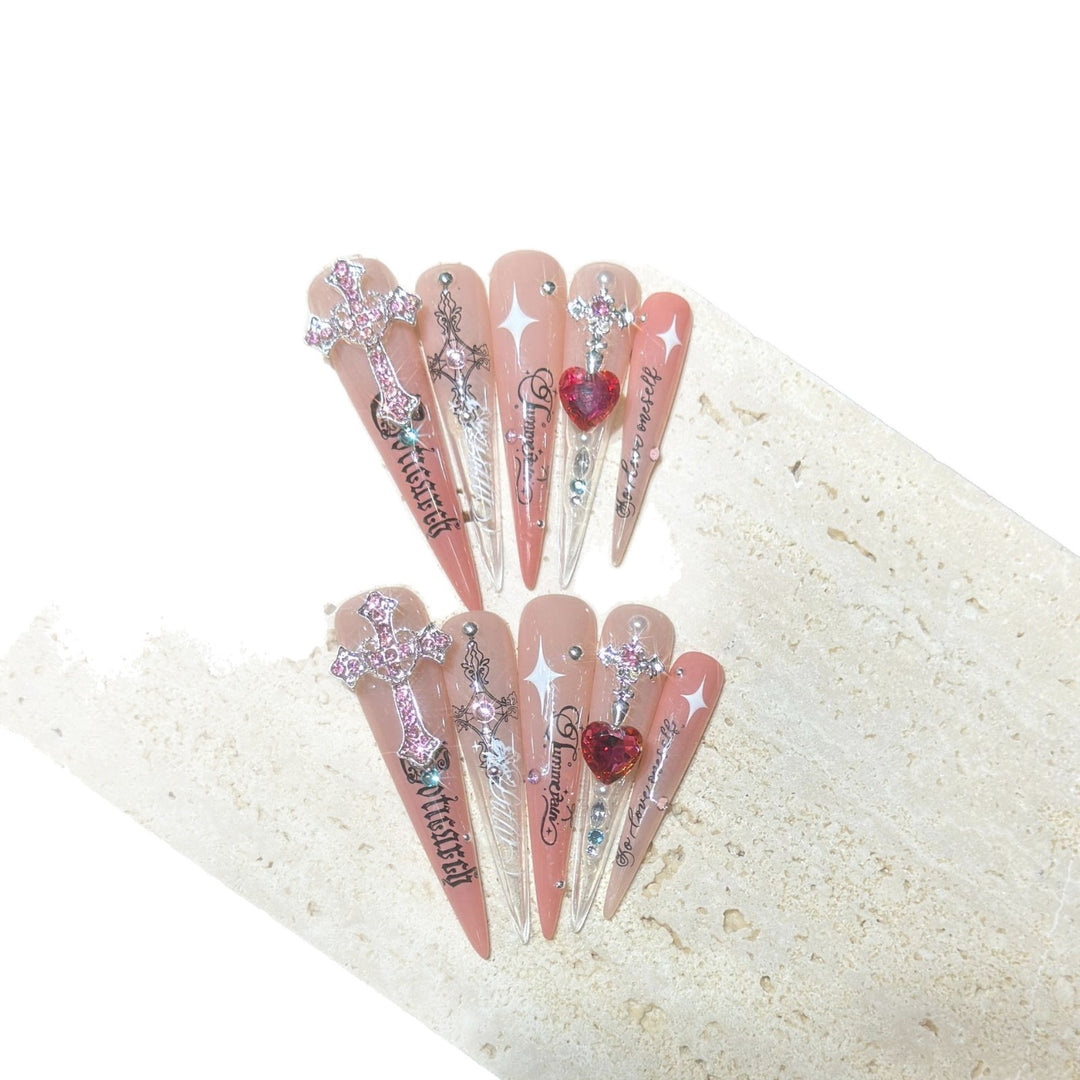 Artistic Press-On Nail Tips Stornfield