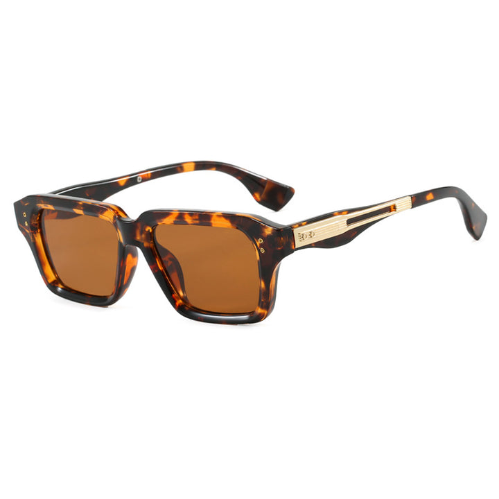 Women's stylish square sunglasses with luxurious tortoiseshell pattern and durable frame Stornfield