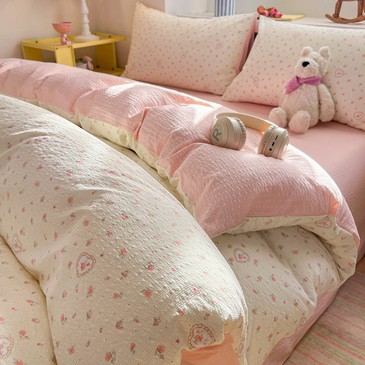 Floral Patterned Duvet Set