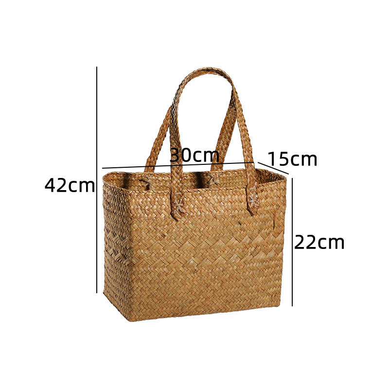 Unisex Braided Basket with Sturdy Handles Stornfield