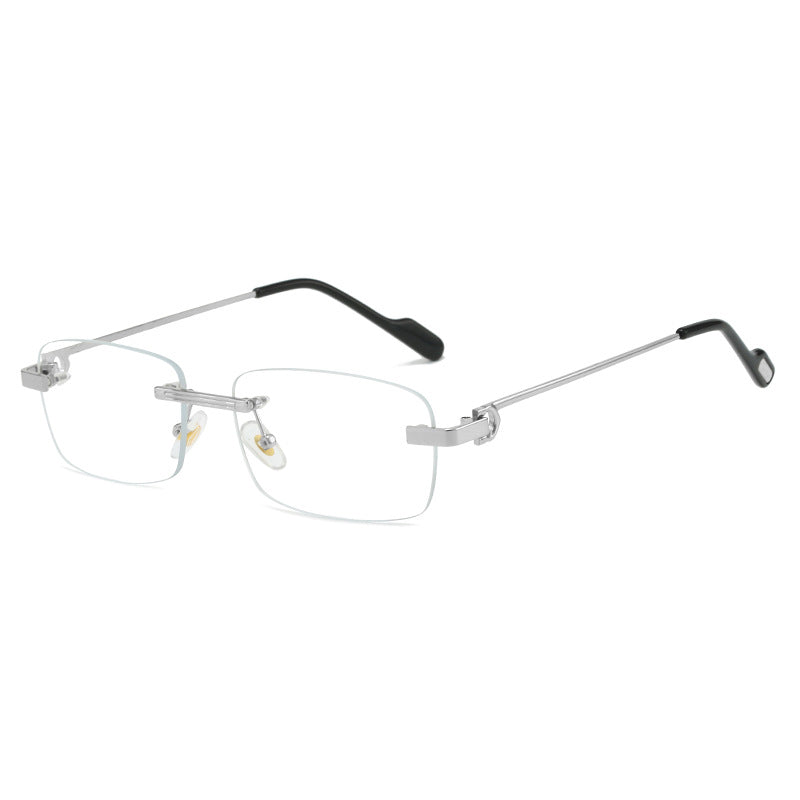 Women's fashionable rectangular sunglasses with delicate metal frame Stornfield