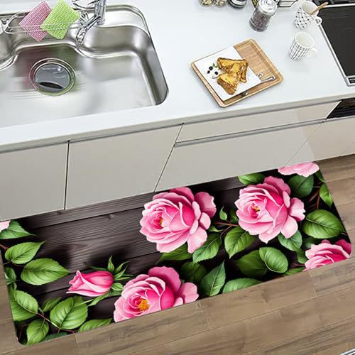 Abstract Pattern Kitchen Runner Mat