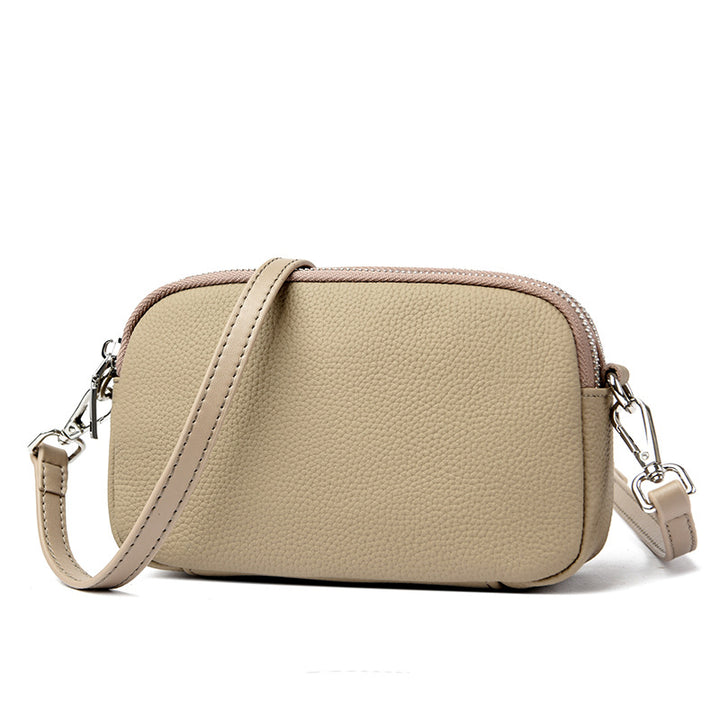 Textured Vegan Leather Crossbody Bag Stornfield