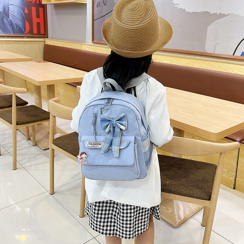 Stylish Casual Bow-Embellished Backpack Stornfield