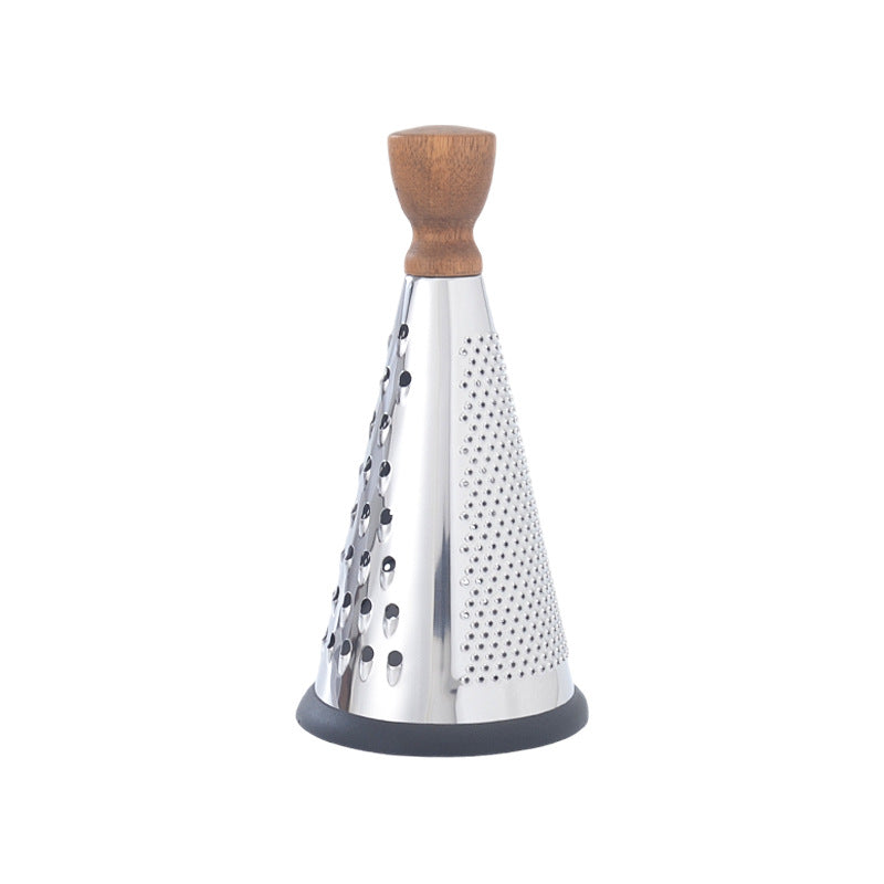 Ergonomic stainless steel kitchen grater with non-slip handle Stornfield